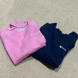2 pack champion women’s sweatshirts